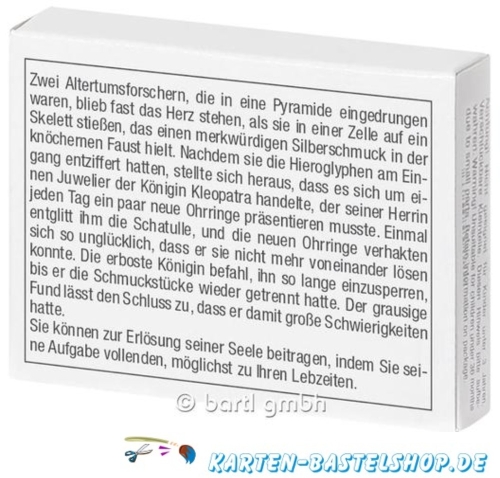 Mini-Knobelspiel - Die verhakten Ohrringe