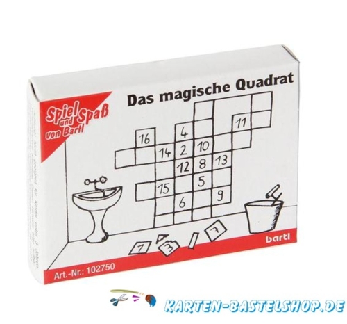 Mini-Knobelspiel - Das magische Quadrat