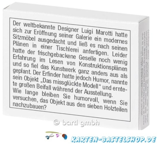 Mini-Knobelspiel - Das missglckte Modell