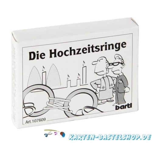 Mini-Knobelspiel - Die Hochzeitsringe