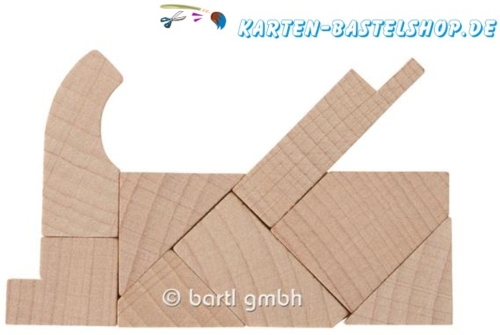 Mini-Holzpuzzle - Der zersgte Hobel