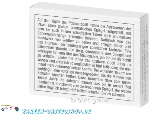 Mini-Holzpuzzle - Das zerbrochene Quadrat