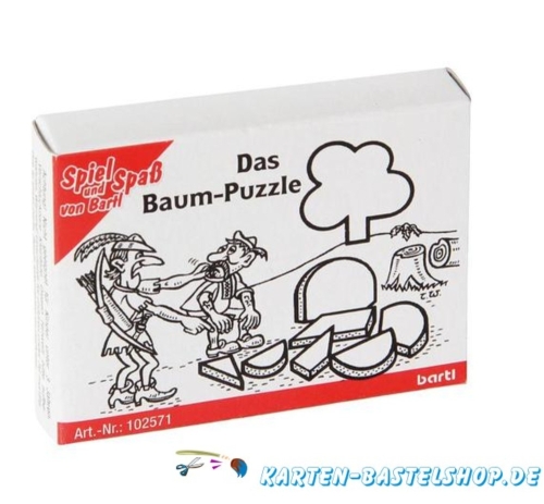 Mini-Holzpuzzle - Das Baum-Puzzle