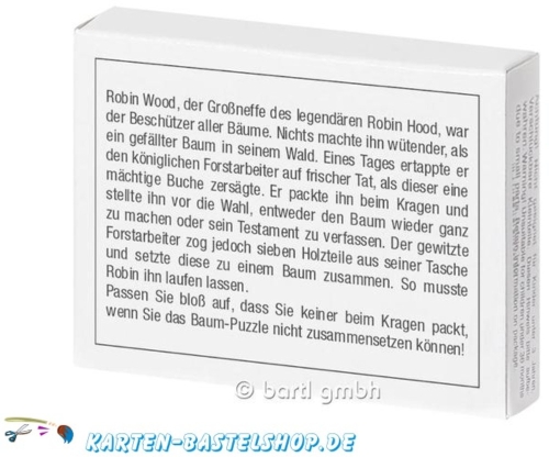 Mini-Holzpuzzle - Das Baum-Puzzle