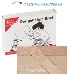 Mini-Holzpuzzle - Der geheime Brief