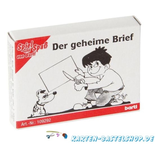 Mini-Holzpuzzle - Der geheime Brief