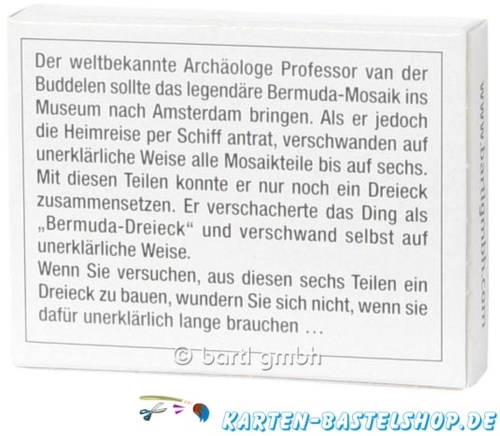 Mini-Holzpuzzle - Das Bermuda-Dreieck