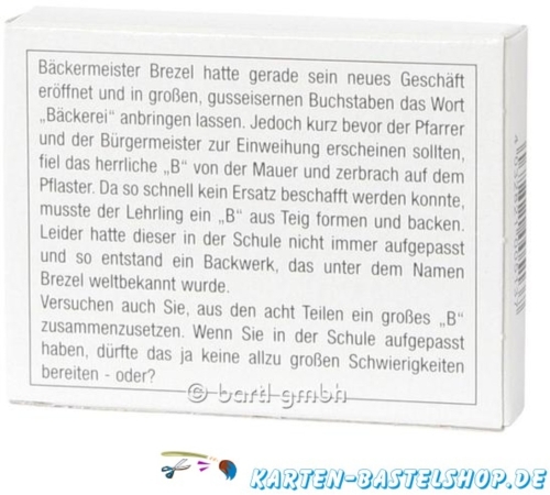 Mini-Holzpuzzle - Das Brezen-Puzzle