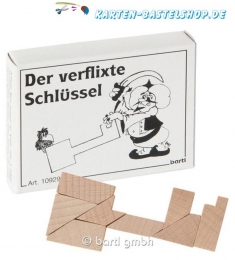 Mini-Holzpuzzle - Der verflixte Schlssel