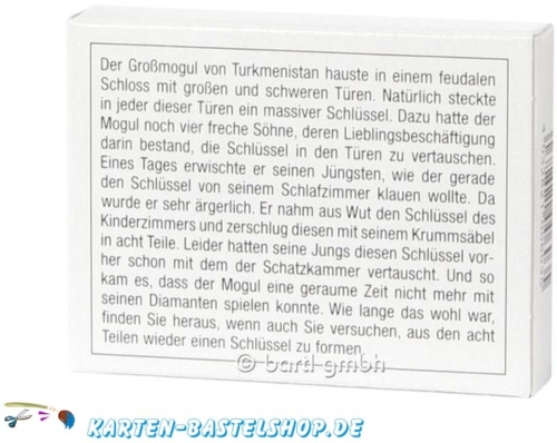 Mini-Holzpuzzle - Der verflixte Schlssel
