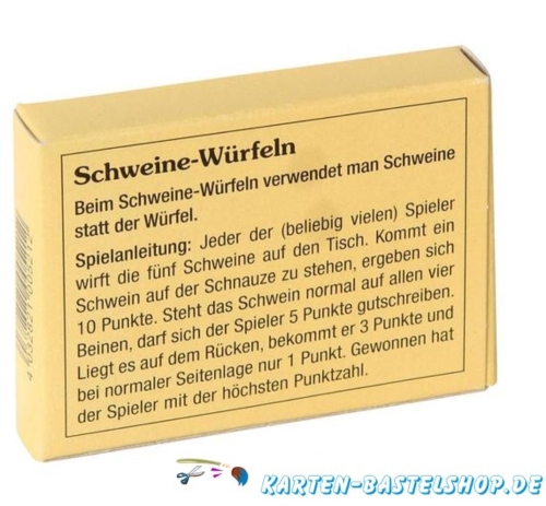 Mini-Spiel - Schweine-Wrfeln