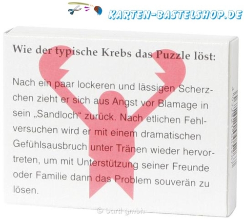 Sternzeichen-Puzzle - Der Krebs