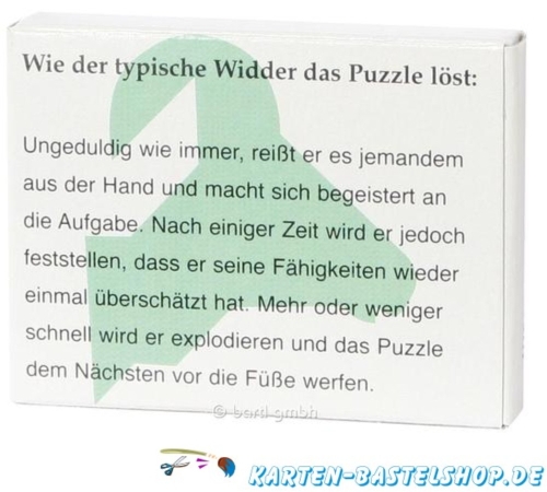 Sternzeichen-Puzzle - Der Widder
