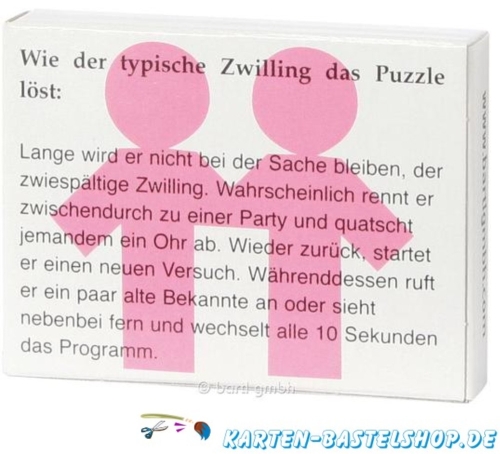Sternzeichen-Puzzle - Der Zwilling