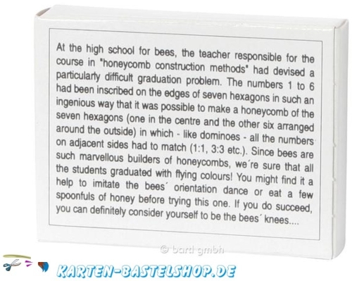 Mini-Knobelspiel (englisch) - Honey-Comb-Puzzle