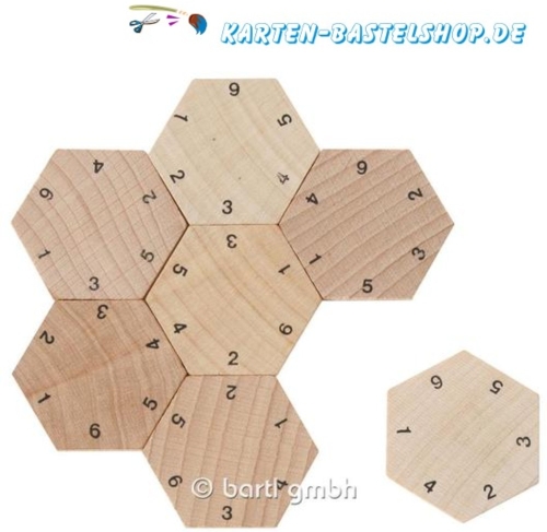 Mini-Knobelspiel (englisch) - Honey-Comb-Puzzle