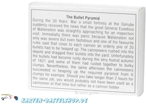 Mini-Knobelspiel (englisch) - The Bullet Pyramid