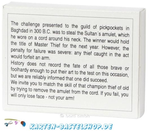 Mini-Knobelspiel (englisch) - The Sultans Amulet