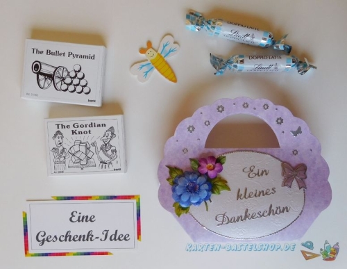 Mini-Holzpuzzle (englisch) - The Cavemans Wheel
