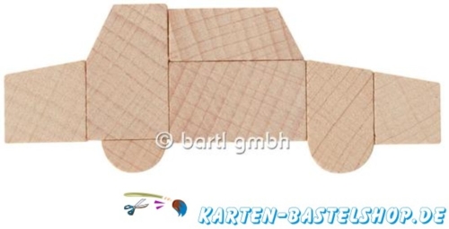 Mini-Holzpuzzle (englisch) - The Car-Puzzle