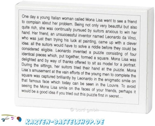 Mini-Holzpuzzle (englisch) - Leonardos Square