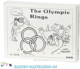 Mini-Holzpuzzle (englisch) - The Olympic Rings
