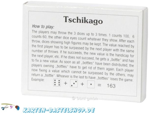 Mini-Spiel (englisch) - Tschikago