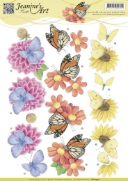 3D-Bogen - Schmetterlinge - Jeanines Art (930)