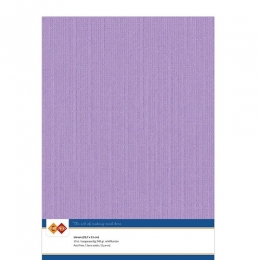 Karten-Karton mit Leinenstruktur A4 - lilac