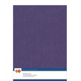 Karten-Karton mit Leinenstruktur A4 - purple
