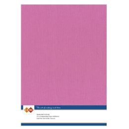 Karten-Karton mit Leinenstruktur A4 - bright pink