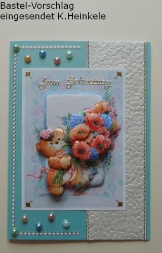 3D-Bogen Brchen mit Blumen von LeSuh (4169841)