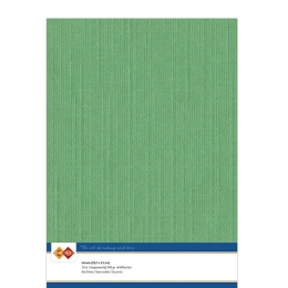 Karten-Karton mit Leinenstruktur A4 - green - 1 Bogen