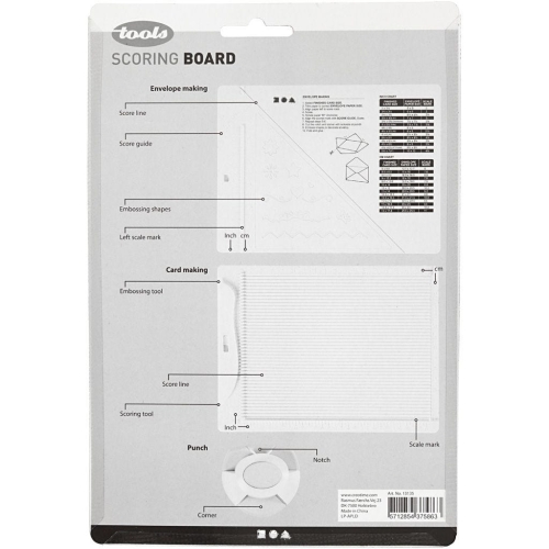 Scoring Board - Prgen, Nuten, Embossing, Umschlge basteln