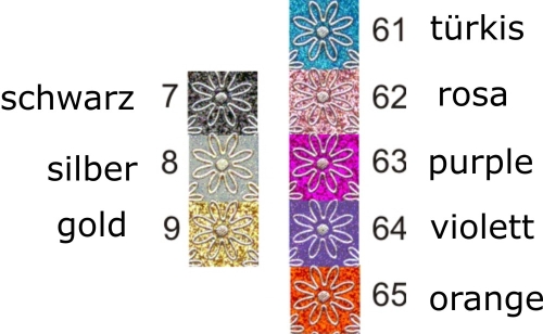 Glitter-Sticker- Ecken - glitter-gold - 7025