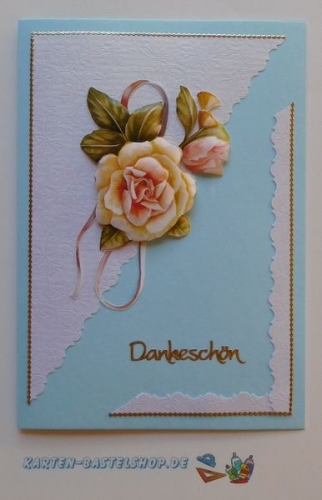 Das kleine Bastelset Rosen fr 6 Karten (KLS01)