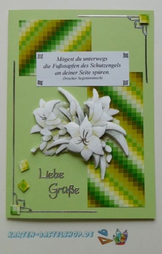 Das kleine Bastelset Zeitlos schne Gre mit Schneidebgen fr 6 Karten (KLS06)