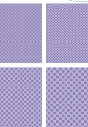 Design - Punkte 82 - lavendel-flieder (als Ausdruck auf glnzendem Fotopapier)