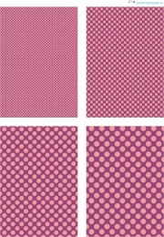 Design - Punkte 75 - rosa-lila (als Ausdruck auf glnzendem Fotopapier)
