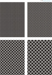 Design - Punkte 96 - schwarz-grau (als Ausdruck auf glnzendem Fotopapier)