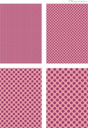 Design - Punkte 76 - lila-rosa (als Ausdruck auf glnzendem Fotopapier)