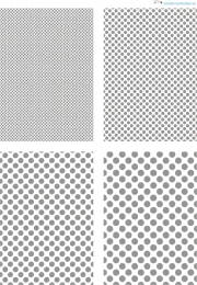 Design - Punkte 29 - wei-grau (als Ausdruck auf mattem Fotopapier)