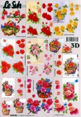 3D-Bogen Rosen klein von LeSuh (4169797)