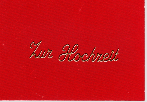 Sticker - Zur Hochzeit - gold - 403