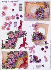 3D-Bogen Blumen von LeSuh (416910)