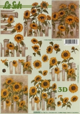 3D-Bogen Sonnenblumen von LeSuh (4169874)