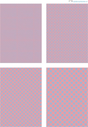 Design - Herzen 16 - hellblau-rosa (als Ausdruck auf glnzendem Fotopapier)
