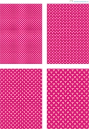 Design - Herzen 11 - rosa-pink (als Ausdruck auf glnzendem Fotopapier)