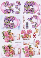 3D-Bogen Blumen im Topf von LeSuh (4169446)