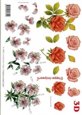 3D-Bogen Rosen und Lilien von LeSuh (416918)